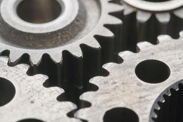 Picture of mechanical cogs.